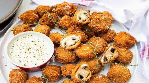 قارچ سوخاری به سبک رستورانی