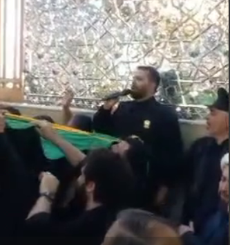  شعر خوانی خدام حرم امام رضا(ع) برای شهید طهرانچی