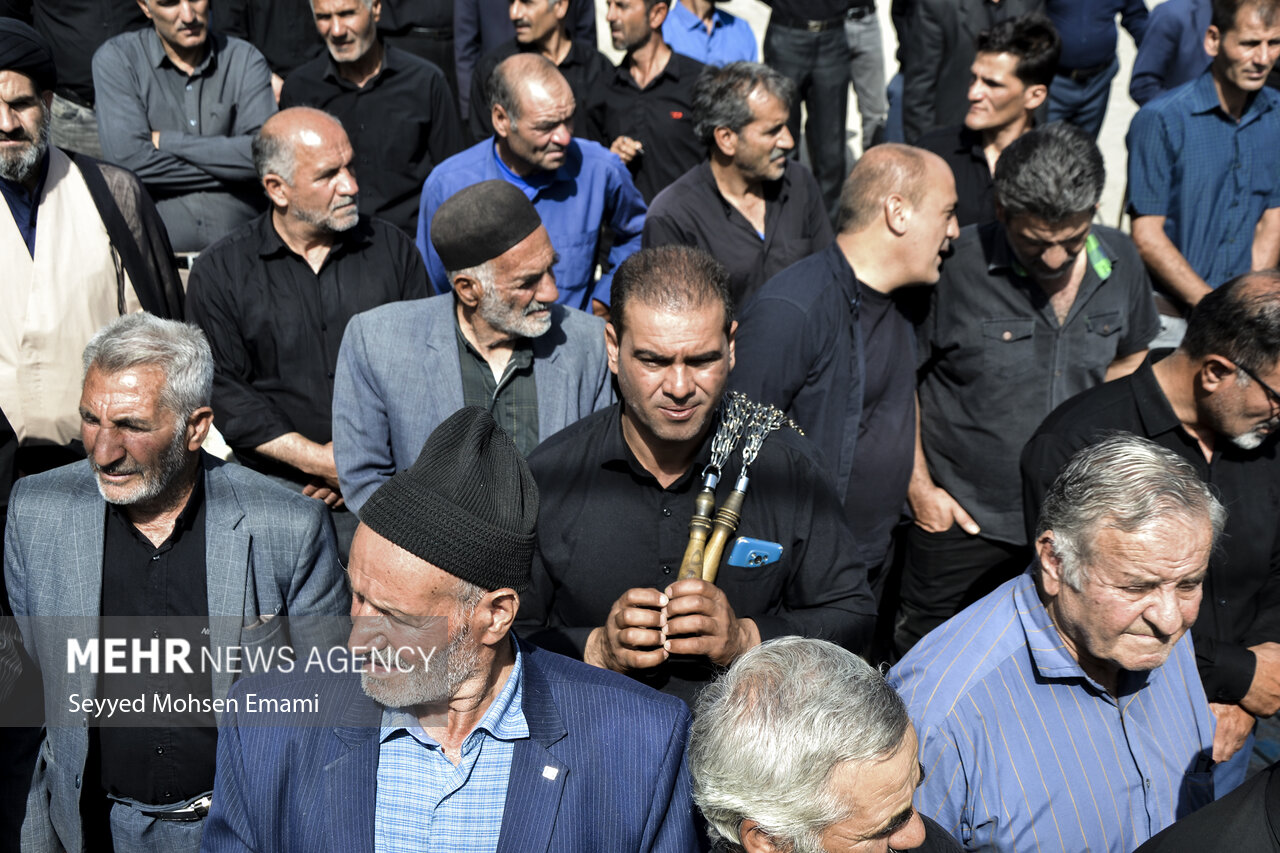 تشییع پیکر سردار شهید «غلامرضا سوادکوهی» در فریدن اصفهان