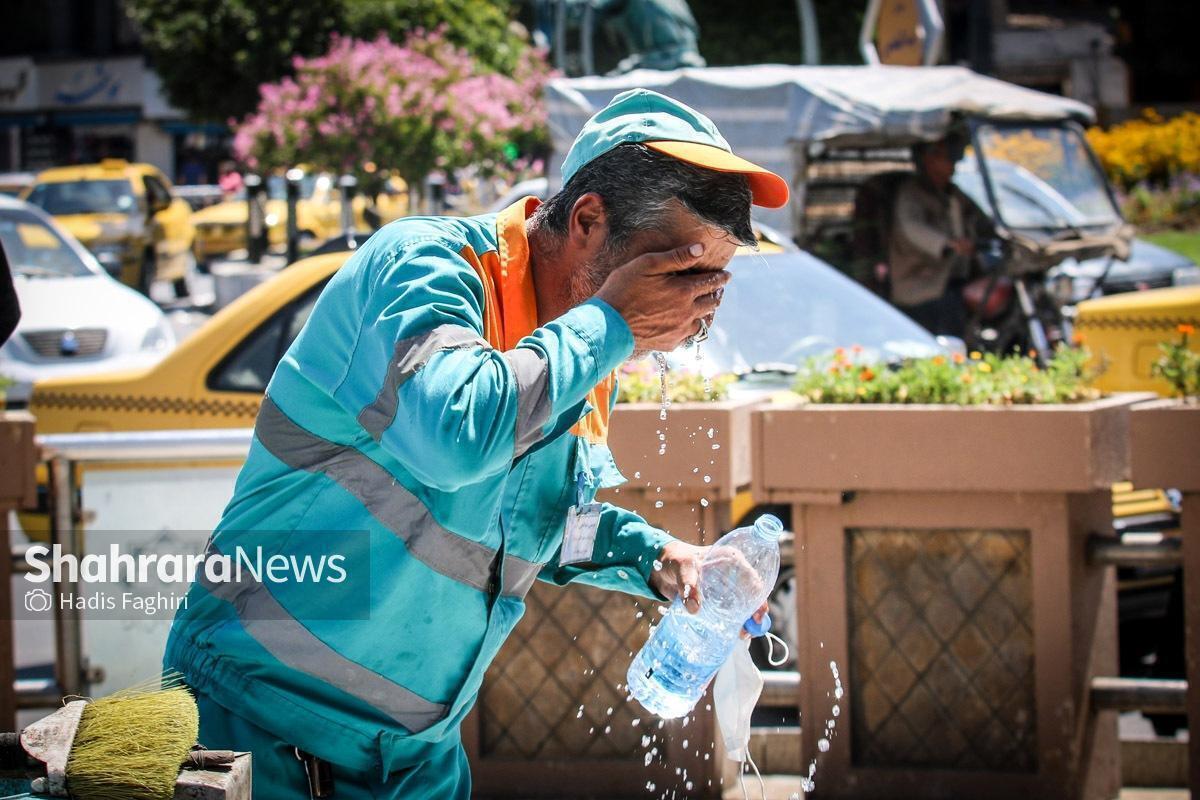 گرمای شدید در راه مشهد
