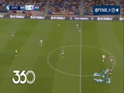 گل دوم انگلیس توسط هاتچینسون ؛انگلیس 2-0 آلمان