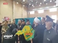 حضور خدام حرم مطهر رضوی در معراج شهدای بهشت زهرا