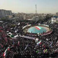 تشییع پیکر شهدای جنایات صیهونیست‌ها در قلب پایتخت
