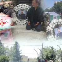 شهید «امیرحسین مزینی» در فریمان تشییع شد