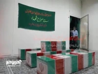  لحظاتی از وداع خانواده‌های شهدای حملات رژیم صهیونیستی در معراج شهدا