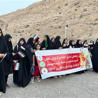گردهمایی سراسری جامعه ورزشی بانوان قم در محکومیت تجاوز رژیم صهیونی