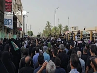 وداع باشکوه بندرعباس با شهید آذربادگان