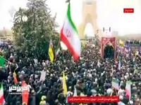 پیکر شهدای وطن بعد از ۴ ساعت به میدان آزادی رسید