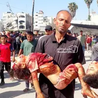 عکس/ تصویر منتشر شده از شهادت دو کودک دیگر در غزه