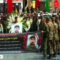  تشییع پیکر شهید فراجا «امیرحسین باجلان»