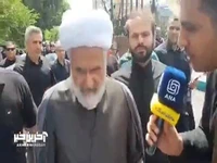 اظهارات حسین طائب در مراسم تشییع شهدا