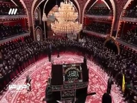 عزاداری پرشور مردم خوسف خراسان جنوبی در حسینیه معلی