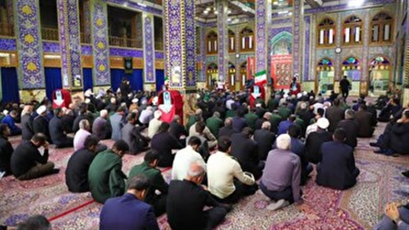آیین گرامیداشت یادوخاطره شهدای تجاوز رژیم صهیونیستی در یزد