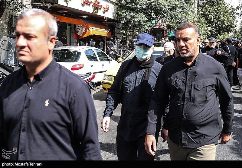 عکس/ حضور قالیباف در مراسم باشکوه تشییع شهدای اقتدار