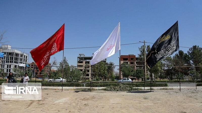 شهر زنجان با الگوی متفاوت در ایام محرم امسال آذین بندی شد