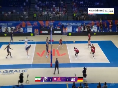 درخشش حضرت‌پور در بازی مقابل آلمان