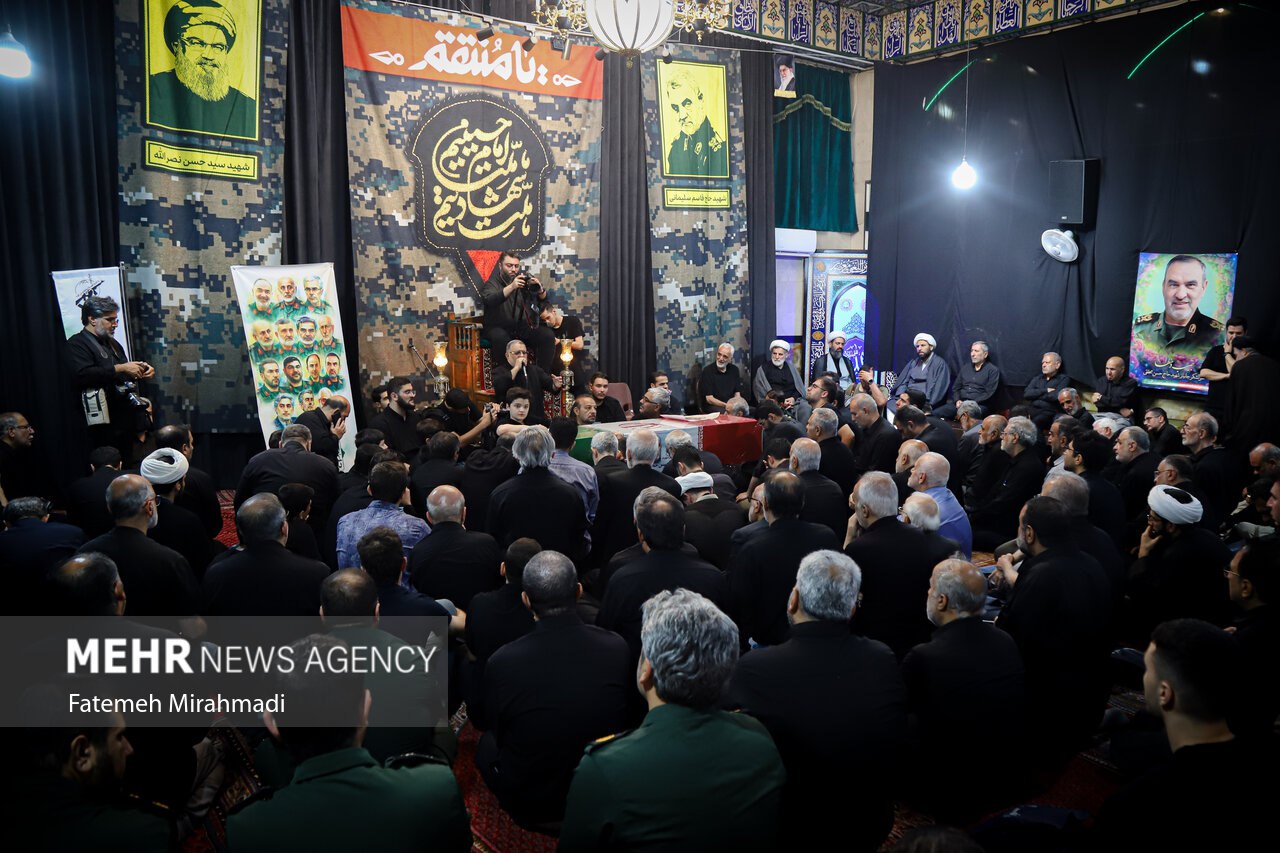 مراسم تشییع پیکر سردار شهید حاج محمدحسن محقق