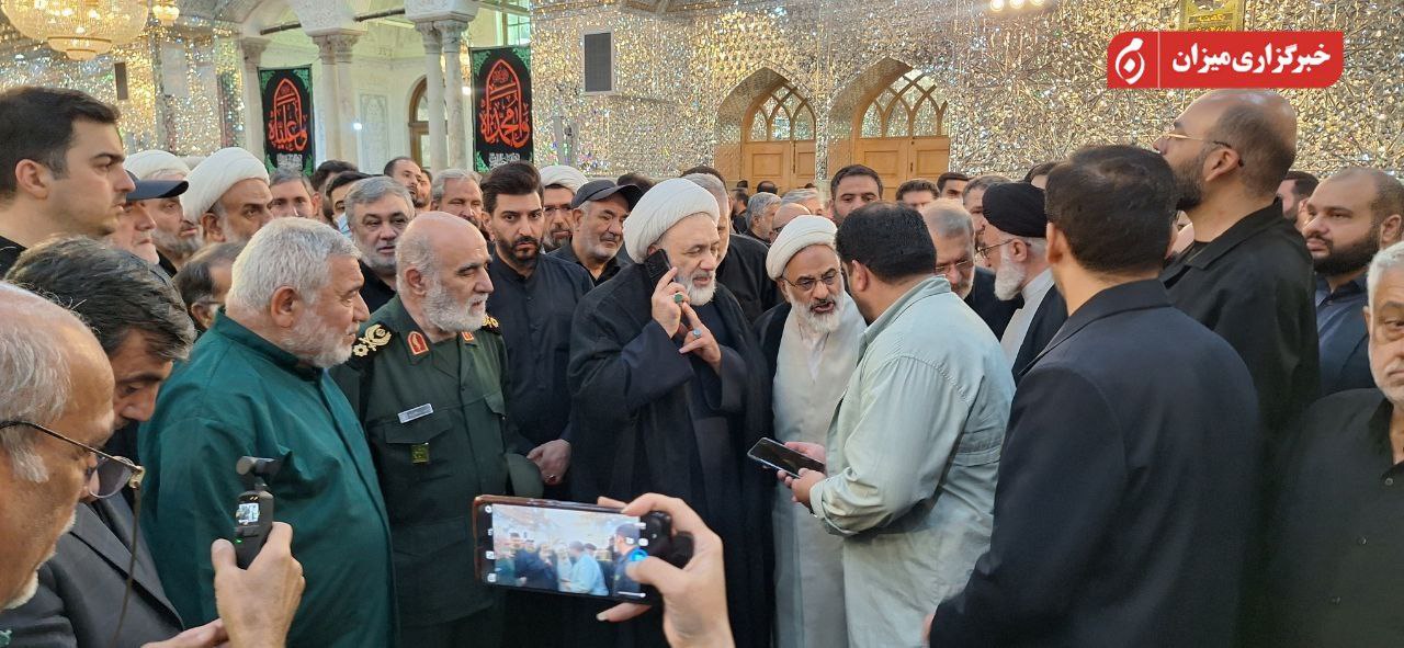 حضور مسئولان لشکری و کشوری   
