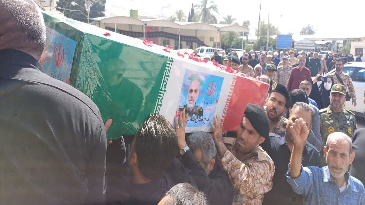 استقبال مردم کازرون از پیکر سرلشکر پاسدار فضل‌الله نوذری