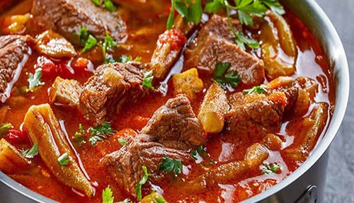 خورش بامیه اصیل؛ خوشمزه و مجلسی