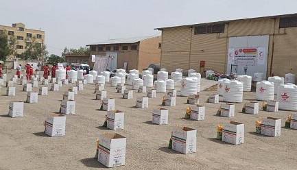 توزیع اقلام حمایتی در ۲۹ منطقه محروم شهرستان خاش