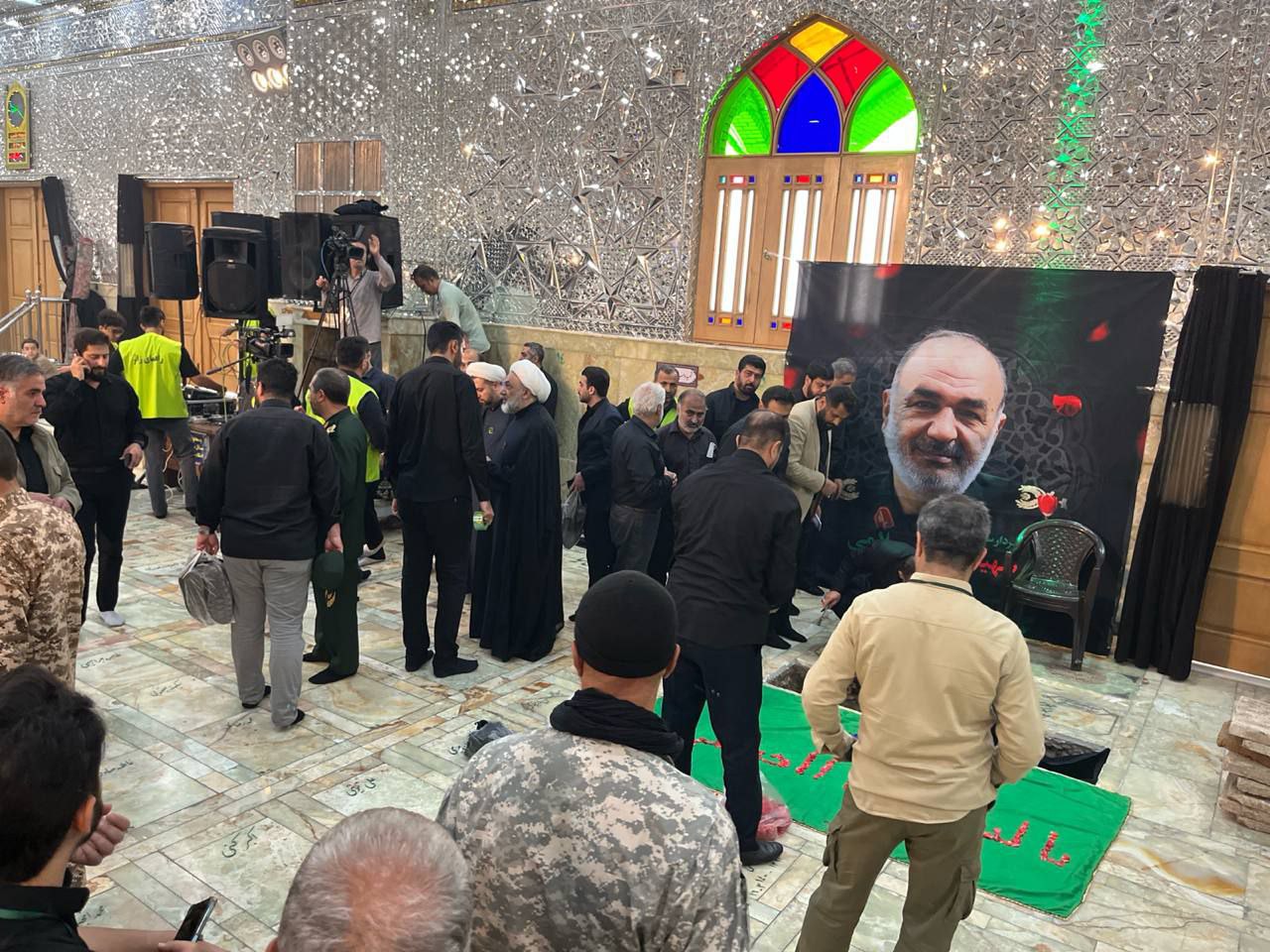 عکس/ آماده‌سازی آرامگاه ابدی سردار شهید سلامی در حرم حضرت عبدالعظیم حسنی (ع)