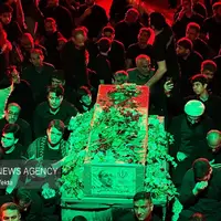 عکس/ مراسم وداع با پیکر مطهر سردار شهید «علی شادمانی» در همدان 