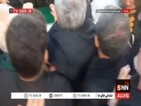 اقامه نماز بر پیکر مطهر شهیدان سلامی و شانه‌ئی