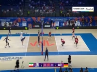 درخشش حضرتپور در بازی مقابل آلمان