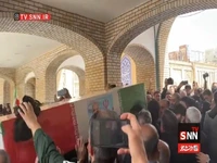 تشییع پیکر سرلشکر شهید سلامی در حرم حضرت عبدالعظیم(ع)