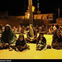 اجرای تعزیه جانسوز شهادت حضرت رقیه (س) در خرابه های شام 