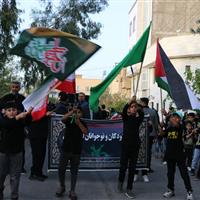 علم‌داری کودکان نینوایی در سمنان