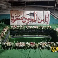 عکس/ تصویری از مزار مطهر سپهبد شهید علی شادمانی 