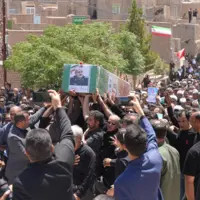 تشییع نمادین شهید سرلشکر کاظمی در زادگاهش برگزار شد