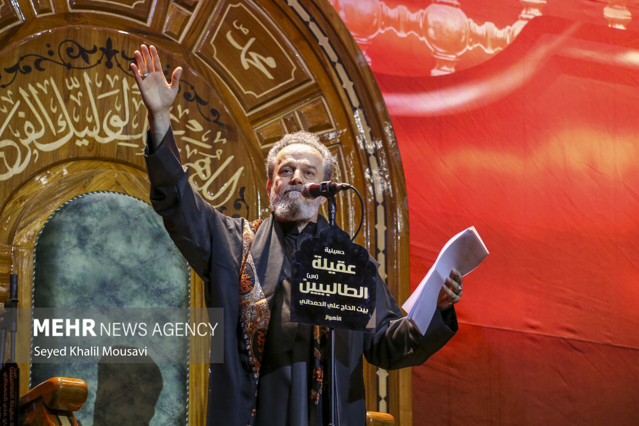 عزاداری شب سوم ماه محرم در اهواز