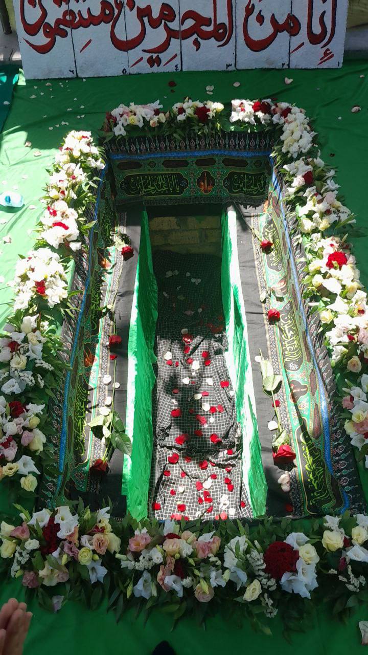 عکس/ آماده سازی آرامگاه ابدی سردار علی شادمانی در گلزار شهدای همدان 