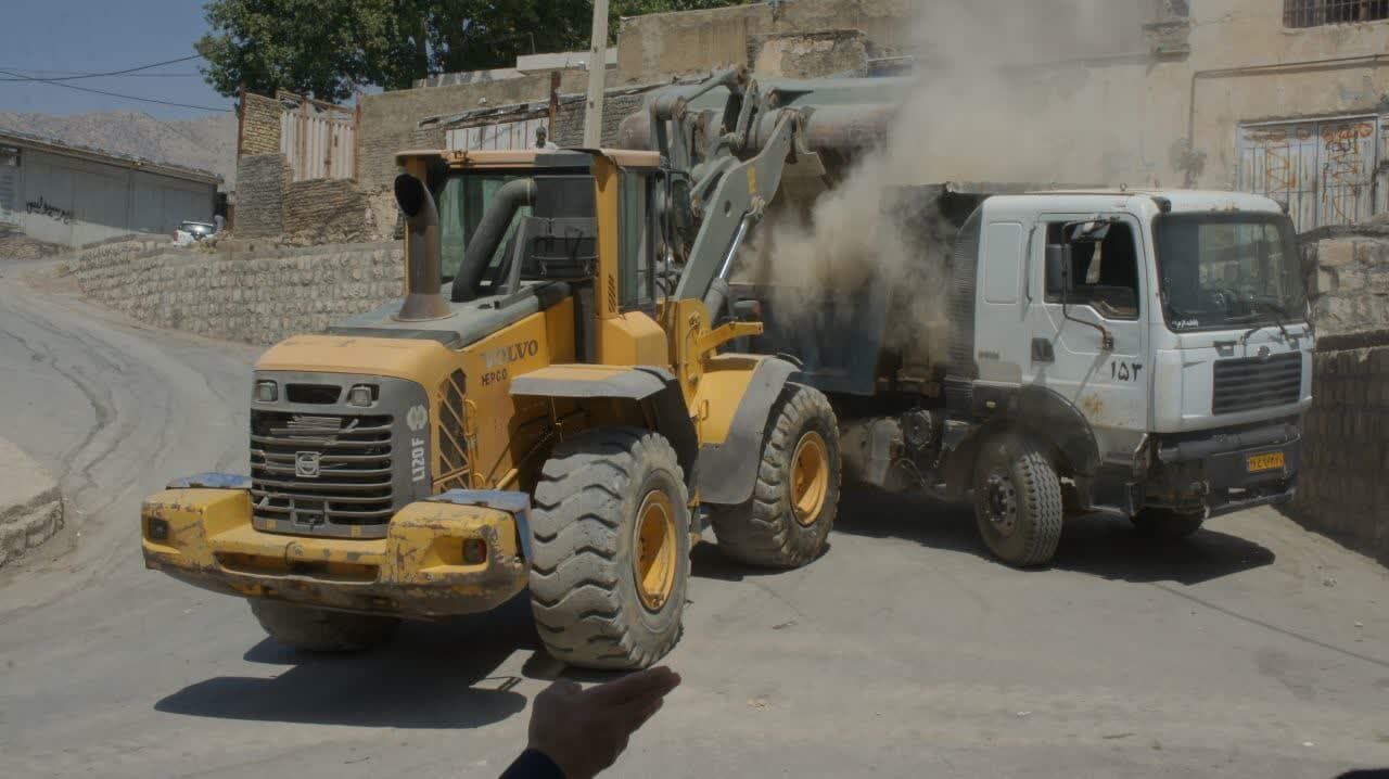 عملیات تعریض «دره اسدآبادی» خرمآباد آغاز شد