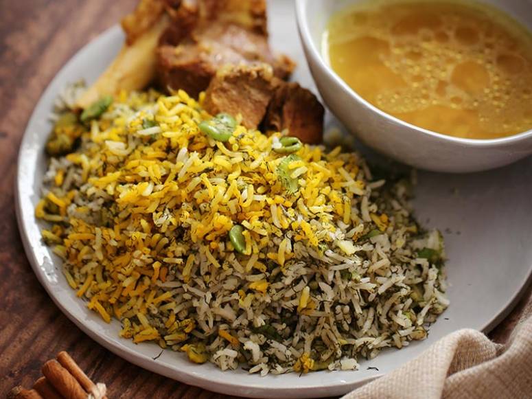 یک باقالی پلوی اقتصادی وخوشمزه