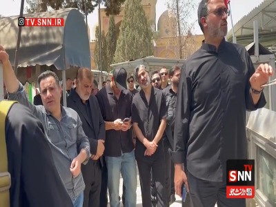 حضور سرمربی تیم ملی فوتسال در مراسم تشییع پیکر سردار شهید ربانی