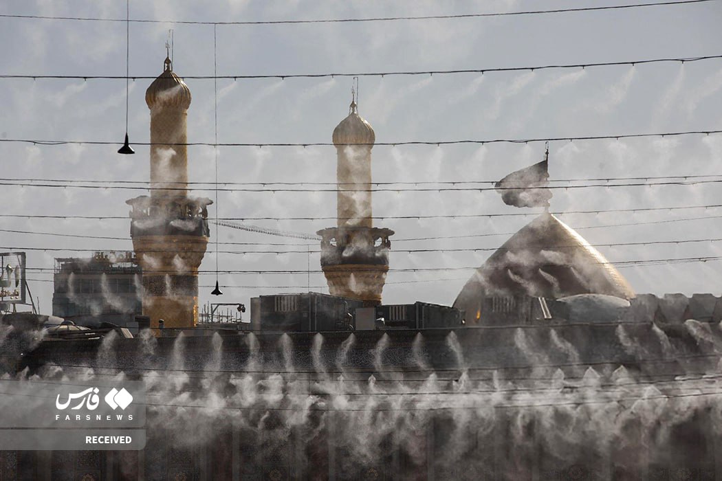  عزاداری عاشقان حسین(ع) در بین‌الحرمین