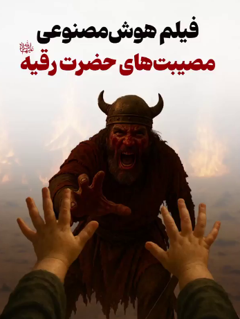 فیلم هوش مصنوعی از مصیبت‌های حضرت‌رقیه (س) در روز عاشورا