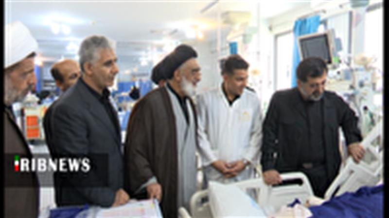 عیادت از مجروحان ۱۲روزه جنگ تحمیلی
