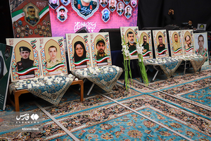 مراسم گرامیداشت شهدای قزوینی جنگ تحمیلی ۱۲ روزه