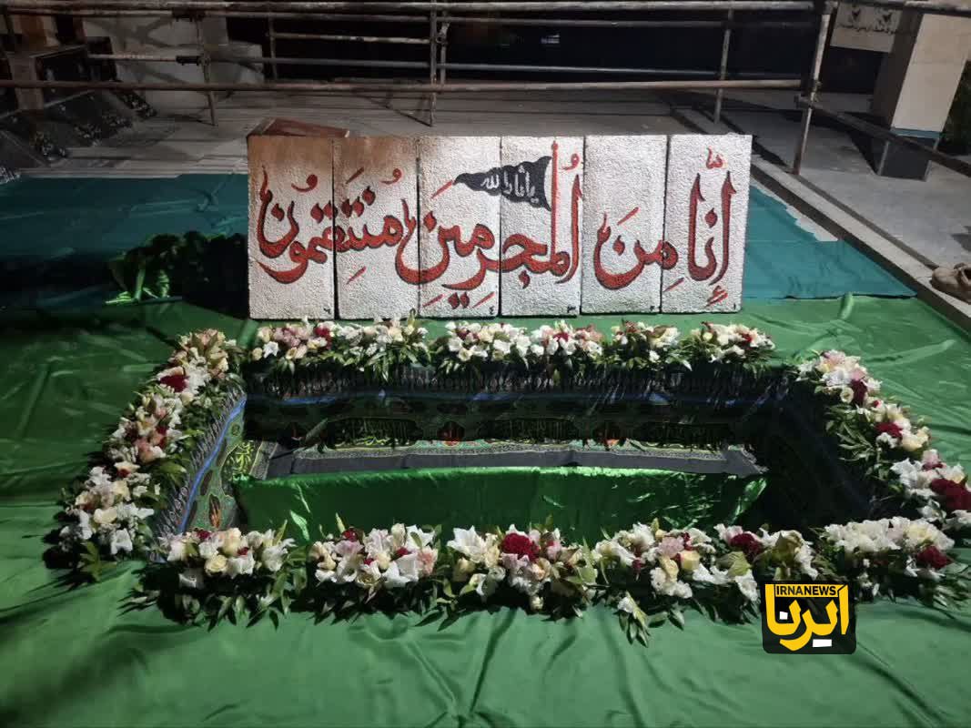 عکس/ تصویری از مزار مطهر سپهبد شهید علی شادمانی 
