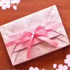 آموزش بسته بندی کادو!