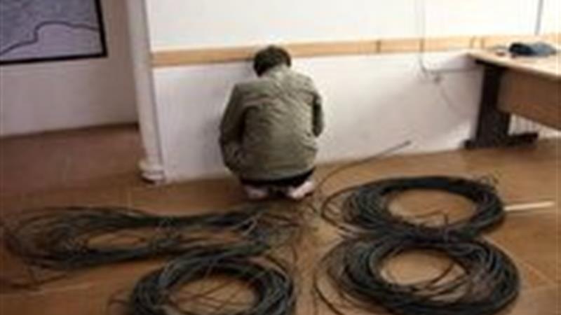 دستگیری سارق سیم و کابل برق در یزد