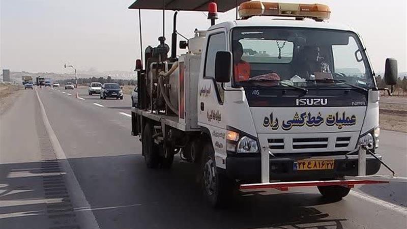 طرح خطکشی راههای اصلی قم اجرایی شد