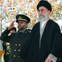 عکس/ تصویری از شهید غلامعلی رشید در کنار رهبر انقلاب