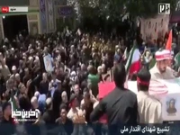 تشییع پیکر شهدای حمله رژیم صهیونی در مشهد