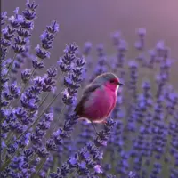 پرنده زیبا در طبیعت